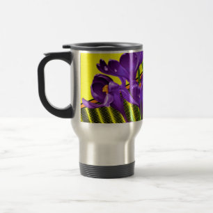 Crocus floral/geometrisch reisebecher