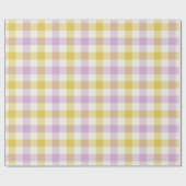 Crocus Gingham - Geschenkpapier (Flach)