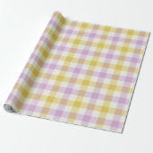 Crocus Gingham - Geschenkpapier (Ungerollt)