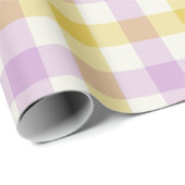 Crocus Gingham - Geschenkpapier (Rolleneckpunkt)
