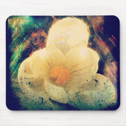 Crocus Grunge Mousepad (Vorne)