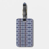 Crocus Ikat 2 Fog Gepäckanhänger (Rückseite vertikal)