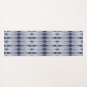 Crocus Ikat 5 Fog Yogamatte (Rückseite (Horizontal))