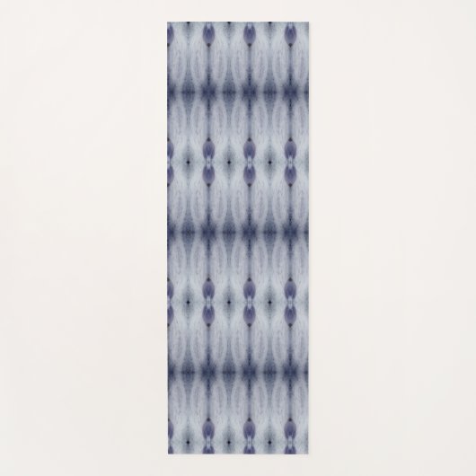 Crocus Ikat 5 Fog Yogamatte (Vorderseite)