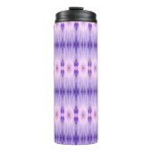 Crocus Ikat 5 Sangria Thermosbecher (Vorderseite)