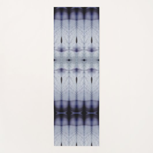 Crocus Ikat 6 Fog Yogamatte (Vorderseite)