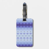 Crocus Ikat 6 Gepäckanhänger (Rückseite vertikal)