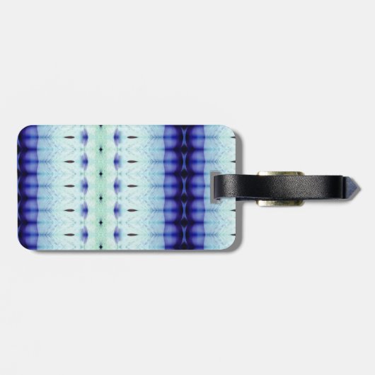 Crocus Ikat 6 Recoleta Gepäckanhänger (Rückseite horizontal)