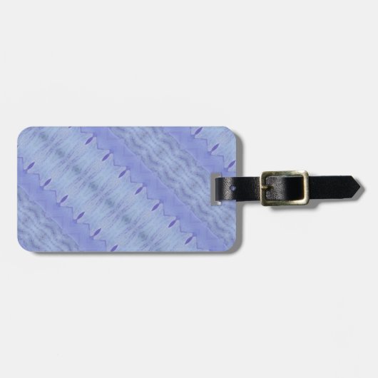 Crocus Ikat 9 Gepäckanhänger (Vorderseite horizontal)