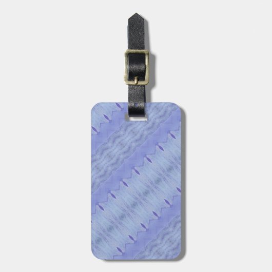 Crocus Ikat 9 Gepäckanhänger (Vorderseite vertikal)