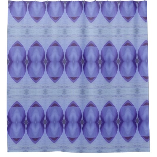 Crocus Ikat Duschvorhang (Vorderseite)