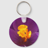 Crocus makro ~ Schlüsselanhänger (Vorderseite)