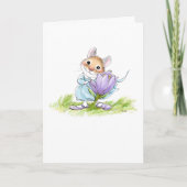 Crocus Mouse Card Karte (Vorderseite)