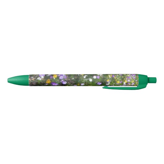Crocus Multicolor Frühlingsblumen Grüner Pen Kugelschreiber (Unterseite)