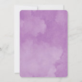 Crocus Petal Elegante Weihnachtskarte Einladung (Rückseite)