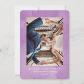 Crocus Petal Moderne Weihnachtskarte Einladung (Vorderseite)