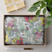 Crocus Poppy Iris Foxglove Flowers Tissue Paper Seidenpapier (Geschenk)