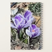 Crocus Spiral Notebook Notizblock (Rückseite)