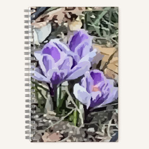 Crocus Spiral Notebook Notizblock