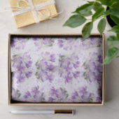 Crocus Spring Floral Pattern Seidenpapier (Geschenk)