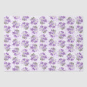 Crocus Spring Floral Pattern Seidenpapier (Vorderseite)