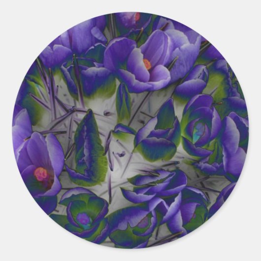 Crocus Stationery Sticker (Vorderseite)
