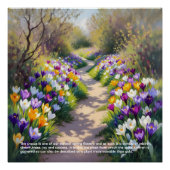 Crocus Symbolism Poster (Vorderseite)