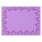 Crocus Tablecloth Osterfeige Blume Crocus Tableclo Tischdecke (Vorderseite (Horizontal))