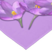 Crocus Tablecloth Osterfeige Blume Crocus Tableclo Tischdecke (Schrägansicht)