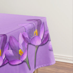 Crocus Tablecloth Osterfeige Blume Crocus Tableclo Tischdecke