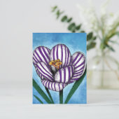 Crocus Will Preen Postcard Postkarte (Stehend Vorderseite)