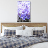 Crocus Wrapped Canvas Print Leinwanddruck (Insitu (Schlafzimmer))