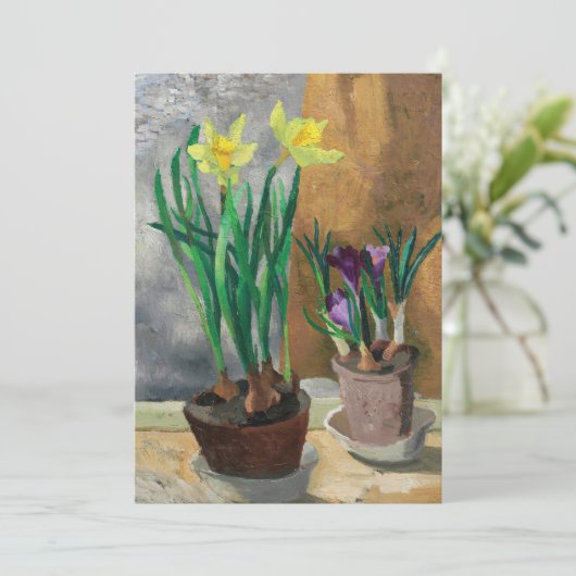 Crocuses and Daffodis in Pots | Christopher Wood (Stehend Vorderseite)