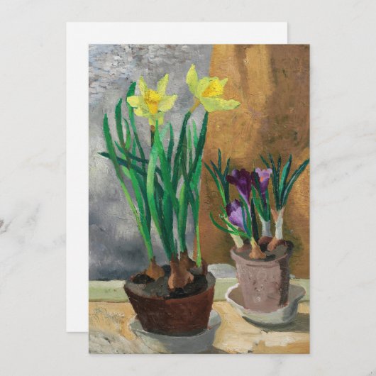 Crocuses and Daffodis in Pots | Christopher Wood (Vorne/Hinten)