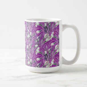 Crocuses, botanische Blumengarten-Blume Kaffeetasse
