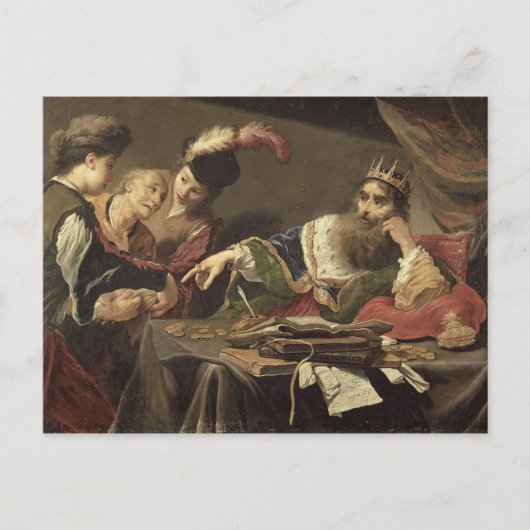 Croesus ReceiverTribute from a Lydian Peasant Postkarte (Vorderseite)