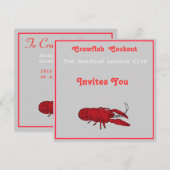 Crohfischkocht Einladung (Vorne/Hinten)