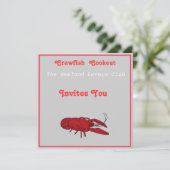 Crohfischkocht Einladung (Stehend Vorderseite)