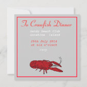 Crohfischkocht Einladung (Rückseite)