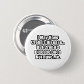 Crohn-Zitat Button (Vorne & Hinten)