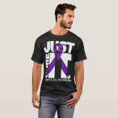 Crohns Awareness und Colitis heilen es einfach T-Shirt (Vorne ganz)