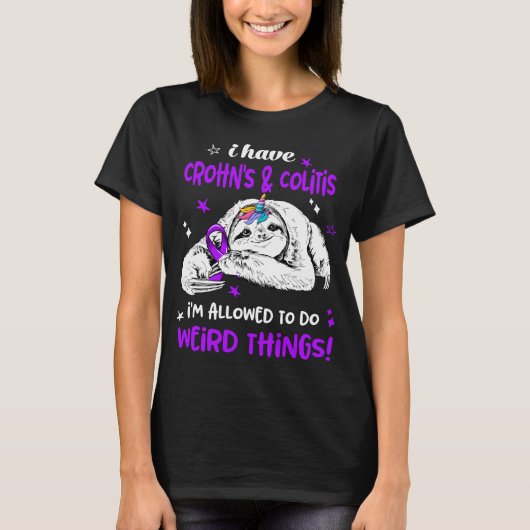Crohn's & Colitis Awareness Month Ribbon Geschenke T-Shirt (Vorderseite)