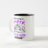 Crohn's & Colitis Awareness Month Ribbon Geschenke Zweifarbige Tasse (Vorderseite Links)