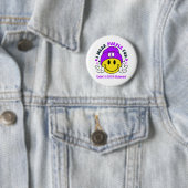 Crohn's & Colitis Awareness Ribbon Support Geschen Button (Beispiel)