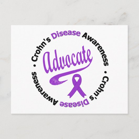 Crohns Disease Advocate Postkarte (Vorderseite)