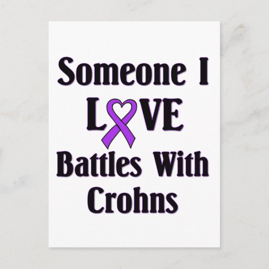 Crohns Disease Postkarte (Vorderseite)
