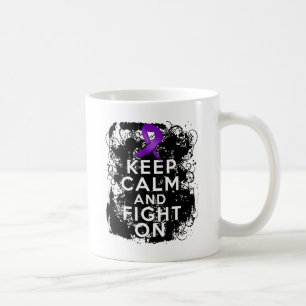 Crohns Krankheit behalten Ruhe und kämpfen an Kaffeetasse