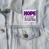 Crohns Krankheit HOFFNUNG 1 Button (Beispiel)
