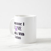 Crohns Krankheit Kaffeetasse (Vorderseite Links)