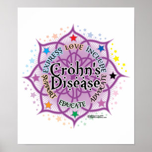 Crohns Krankheit Lotus Poster